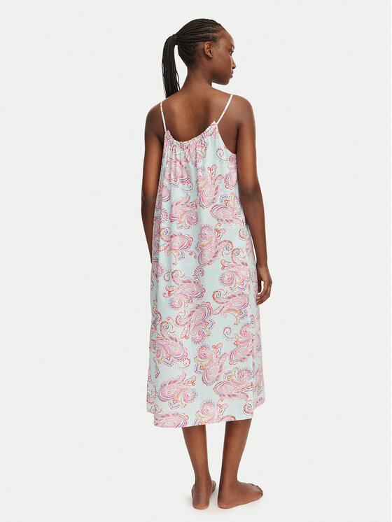 LAUREN RALPH LAUREN LAUREN RALPH LAUREN Noční košile ILN02506 Světle modrá Relaxed Fit