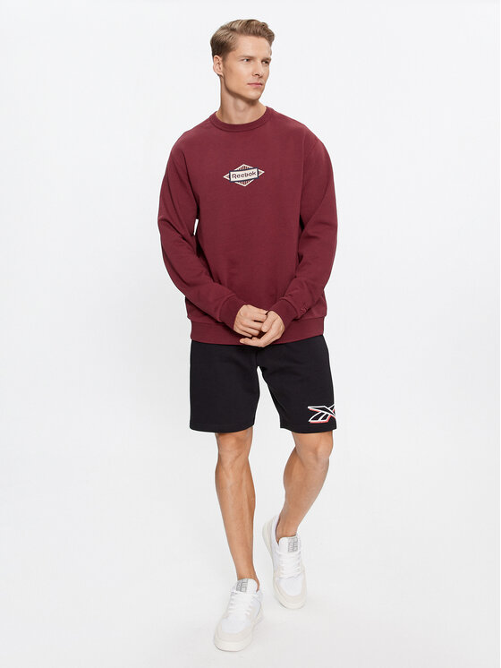 Reebok Reebok Majica dugih rukava Sporting Goods II0680 Crvena Regular Fit