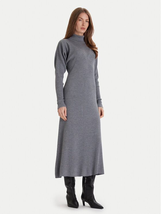 BOSS BOSS Kötött ruha Forbini 50548520 Szürke Regular Fit