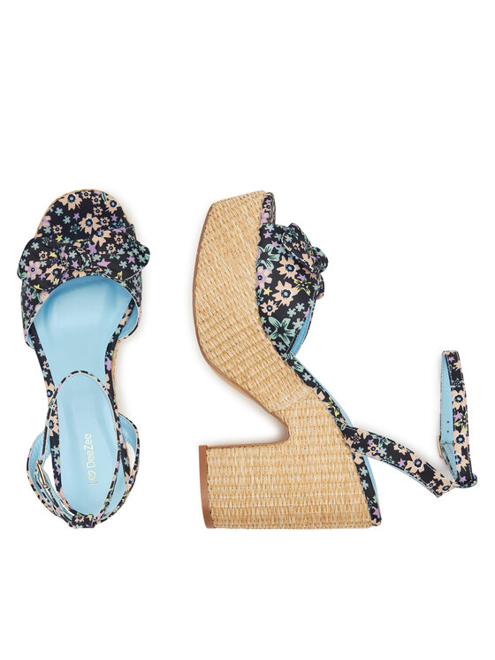 DeeZee DeeZee Espadrile RT2206125 Negru
