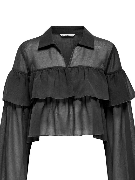 ONLY ONLY Блуза Suzzi 15360661 Черен Regular Fit