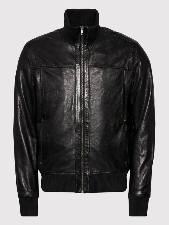 Serge Pariente Serge Pariente Lederjacke Soul Schwarz Regular Fit
