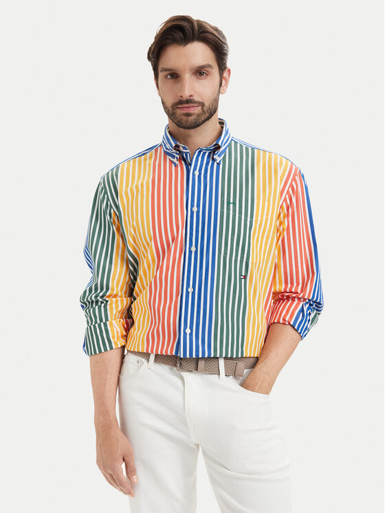 Tommy Hilfiger Cămașă Prep MW0MW43303 Colorat Regular Fit