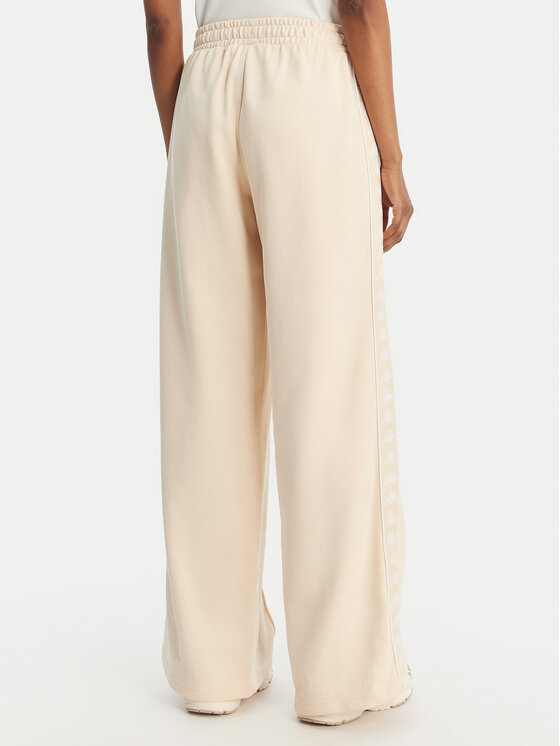 Kappa Kappa Spodnie dresowe Banda Malorie 37256WW Écru Regular Fit