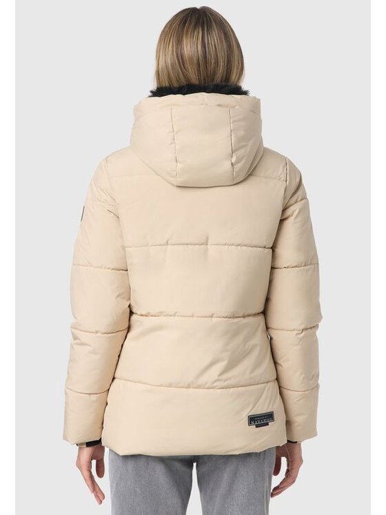 Navahoo Navahoo Kurtka zimowa Sag ja Beżowy Casual Fit