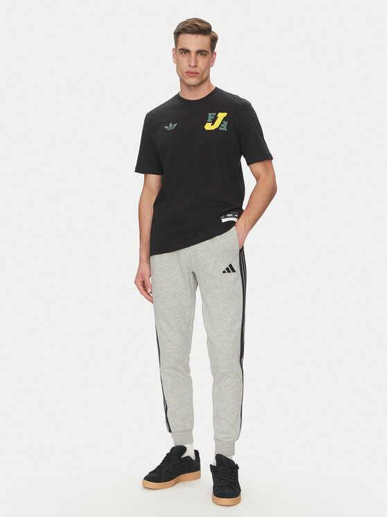 adidas adidas T-shirt Jamaica VRCT JE5331 Crna Regular Fit