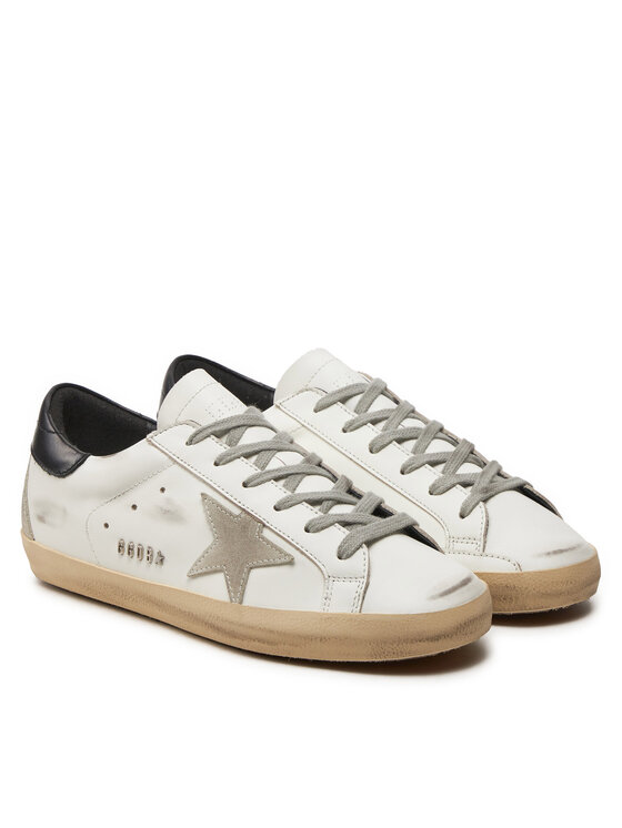 ★【Golden 】★SUPER STA.R★GMF00102 F000318 10220★ Men's Super-Star with black heel tab and metal stud lettering