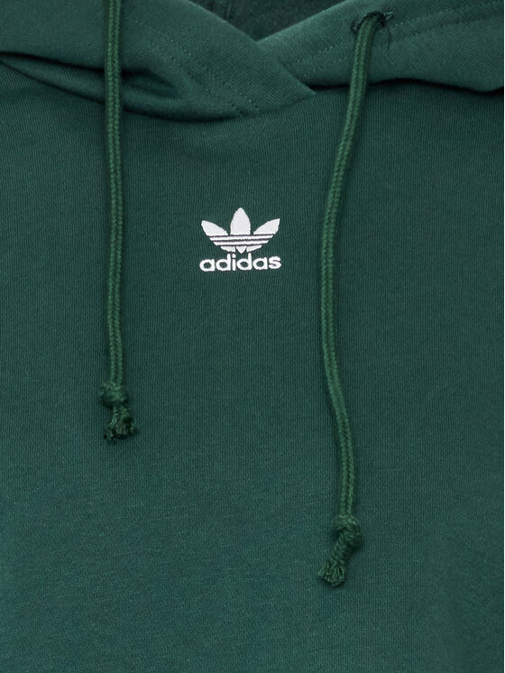 Felpa adicolor Essentils HS6777 Verde Cropped Fit