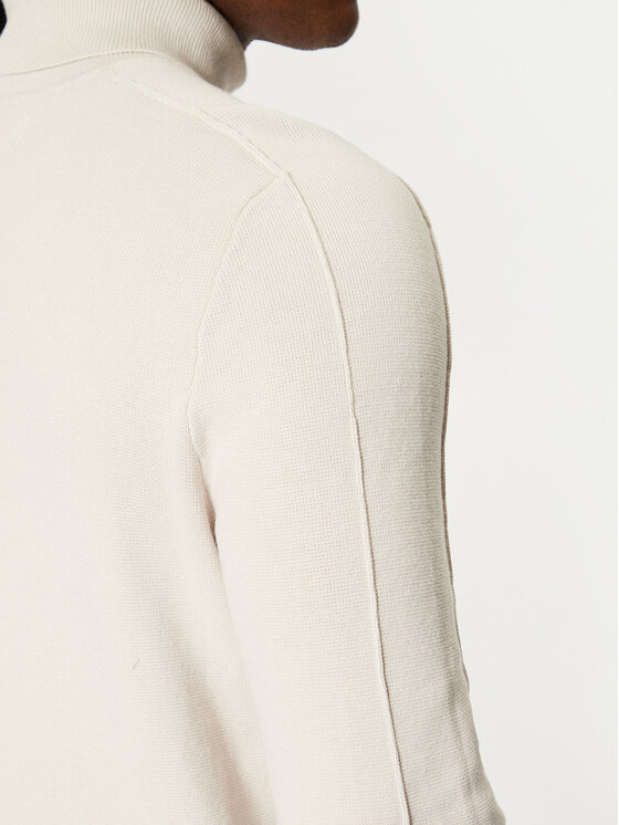 s.Oliver s.Oliver Rollkragenpullover 2152195 Écru Regular Fit