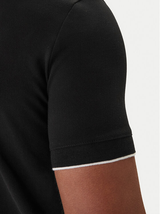 Armani Exchange Armani Exchange Polo XM001285 AF10366 UC001 Melns Slim Fit