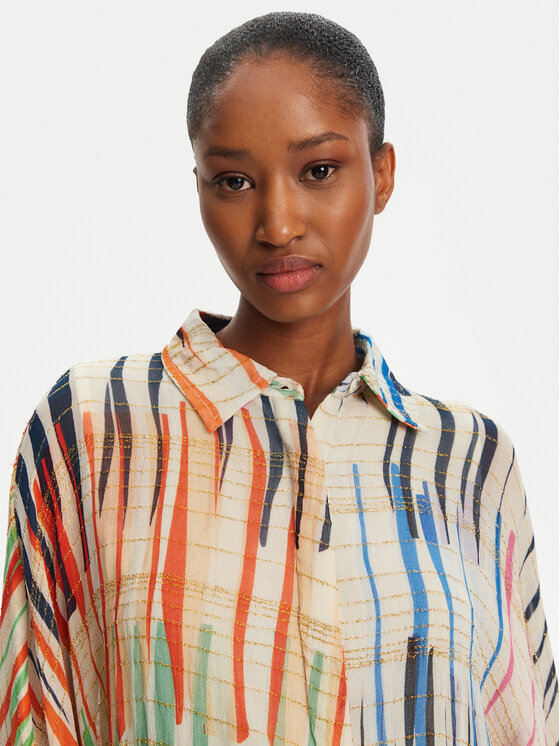 LOLA CASADEMUNT LOLA CASADEMUNT Koszula LS2515025 Kolorowy Relaxed Fit