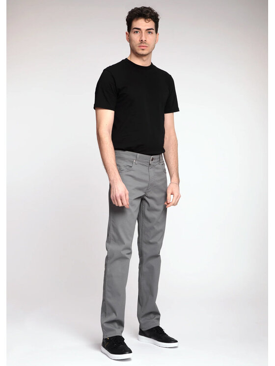 Wrangler Wrangler Pantaloni di tessuto GREENSBORO Grigio Straight Fit