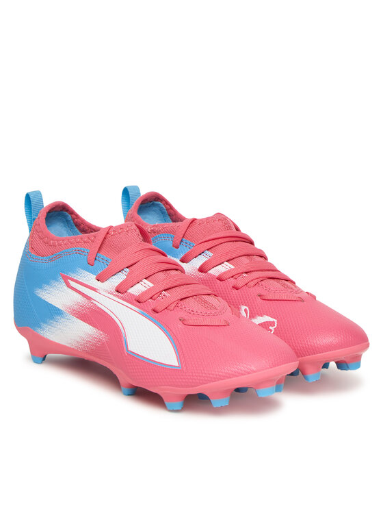 Puma Puma Buty do piłki nożnej Ultra 6 Match Re-Charge Fg/Ag Jr 108767 01 Różowy
