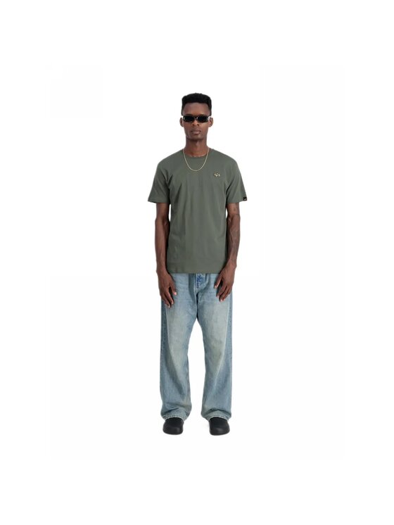 Alpha Industries Alpha Industries T-Shirt AI.148511 Zielony Regular Fit