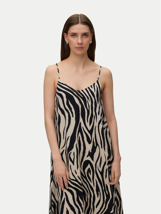 Vero Moda Vero Moda Sommerkleid Emilo 10340519 Beige Loose Fit