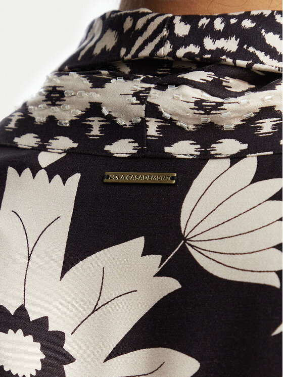 LOLA CASADEMUNT LOLA CASADEMUNT Kombinesoon LS2616033 Must Regular Fit