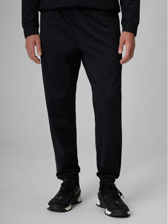 4F 4F Spodnie dresowe BASIC+ Czarny Regular Fit