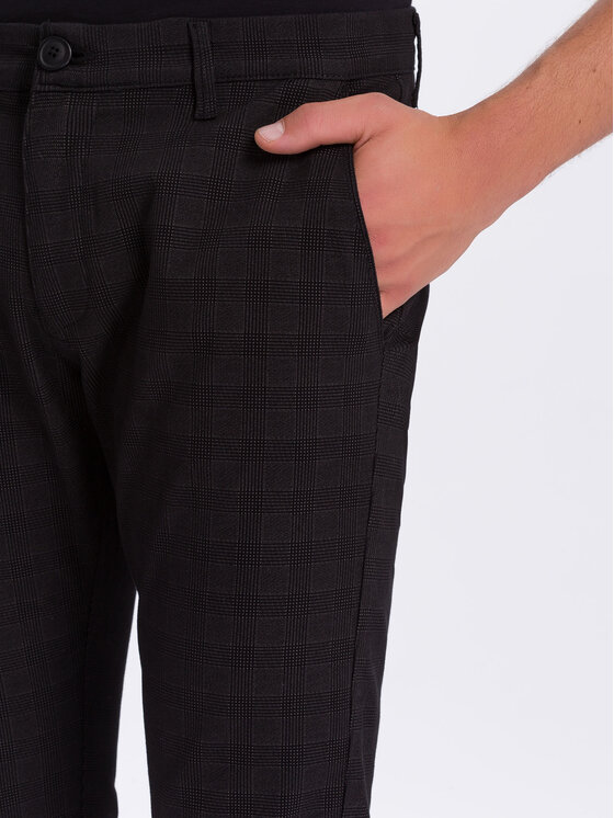 Cross Jeans Cross Jeans Chinosy E 120-016 Szary Tapered Leg