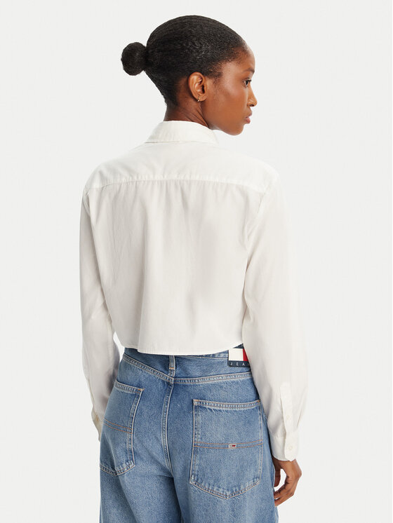 Tommy Jeans Tommy Jeans Πουκάμισο DW0DW21400 Λευκό Relaxed Fit