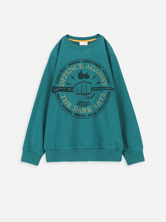 Coccodrillo Coccodrillo Felpa ZC3132101LBH Verde Regular Fit