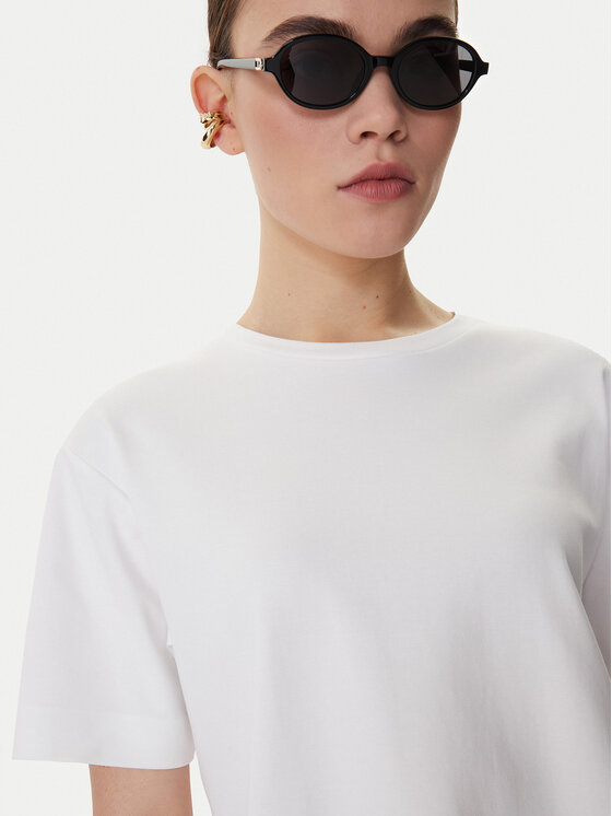 Weekend Max Mara Weekend Max Mara T-Shirt Multid 2615941031 Biały Relaxed Fit