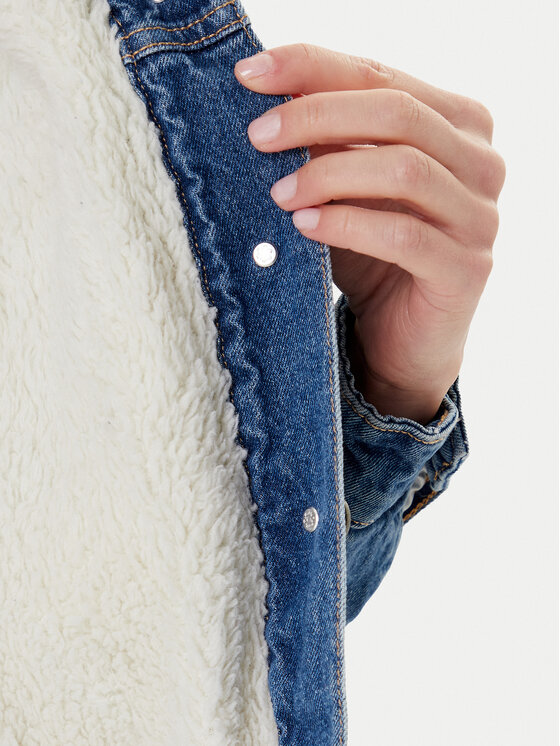 Guess Jeans Guess Jeans Τζιν μπουφάν W4BN64 D5CC3 Μπλε Regular Fit