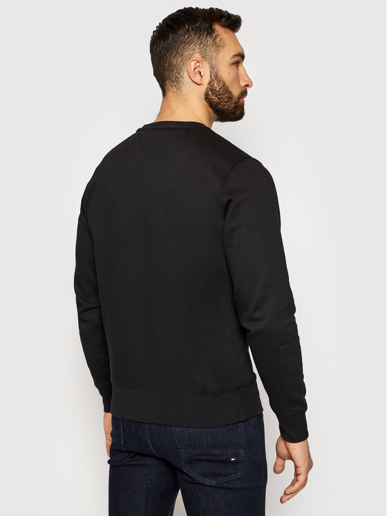 Tommy Hilfiger Tommy Hilfiger Sweatshirt Logo MW0MW11596 Schwarz Regular Fit