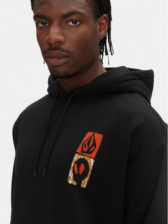 Volcom Volcom Džemperis Gonyvaders A4112508 Juoda Loose Fit