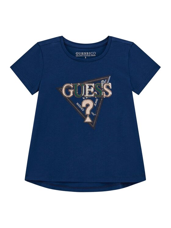 Guess Kids Guess Kids Top 176321 Niebieski Classic Fit