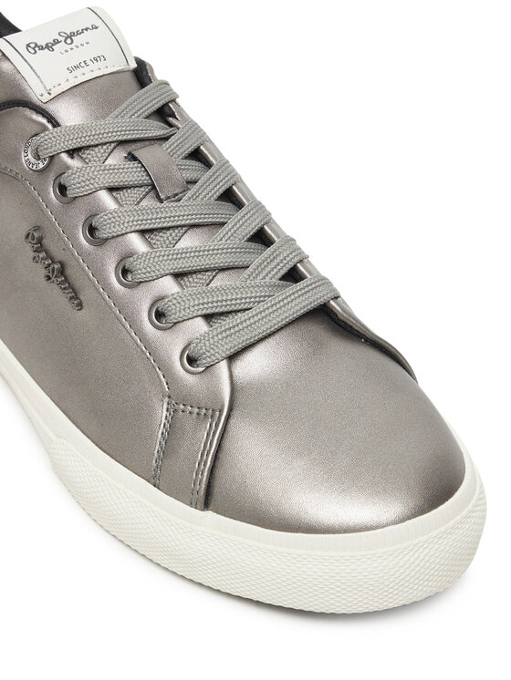 Pepe Jeans Pepe Jeans Sneakersy Kenton Glam W PLS300005 Stříbrná