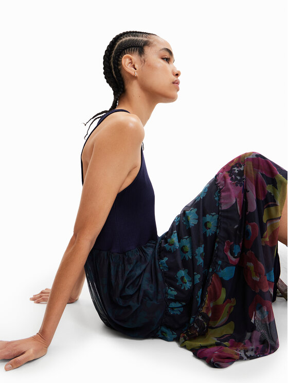 Desigual Desigual Hétköznapi ruha Dudas 23SWVK90 Sötétkék Regular Fit
