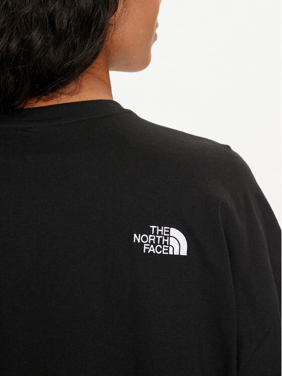 The North Face The North Face Každodenní šaty Simple Dome NF0A87NF Černá Relaxed Fit