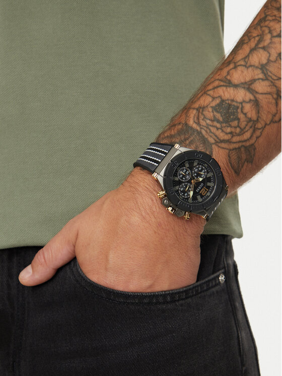 Guess Guess Часовник GW0415G3 Черен
