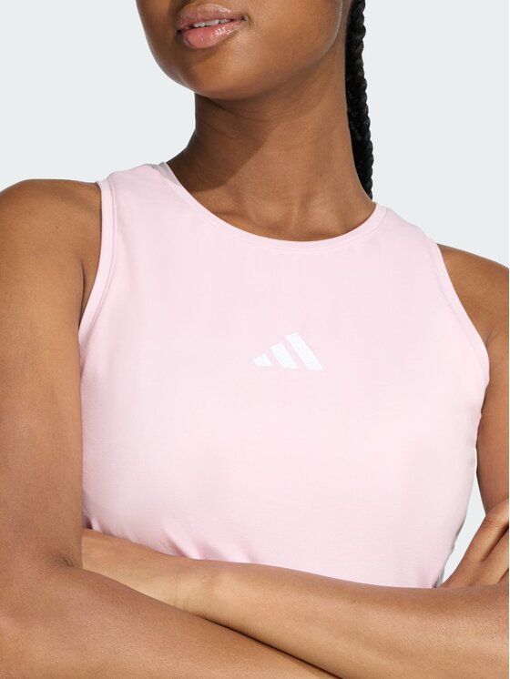 adidas adidas Top 158749 Biały Slim Fit
