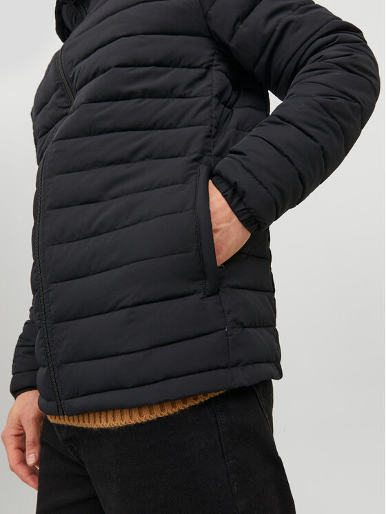 Jack & Jones Jack & Jones Demisezoninė striukė Recycle 12235898 Juoda Regular Fit
