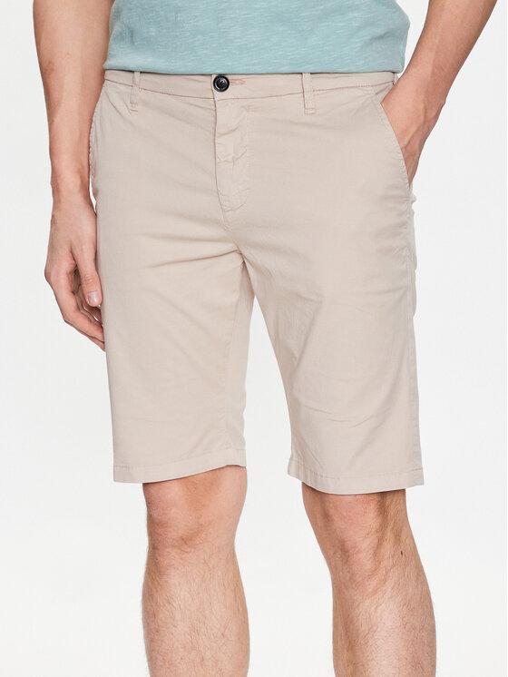 Guess Guess Шорти з тканини Myron M3GD18 WFBZ3 Бежевий Slim Fit