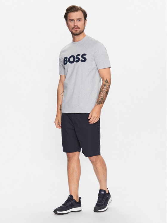 BOSS Boss Stoffshorts 50488628 Dunkelblau Relaxed Fit