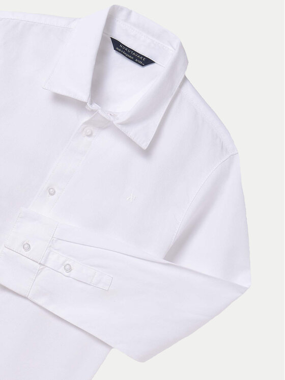 Mayoral Mayoral Camicia 874 Bianco Regular Fit