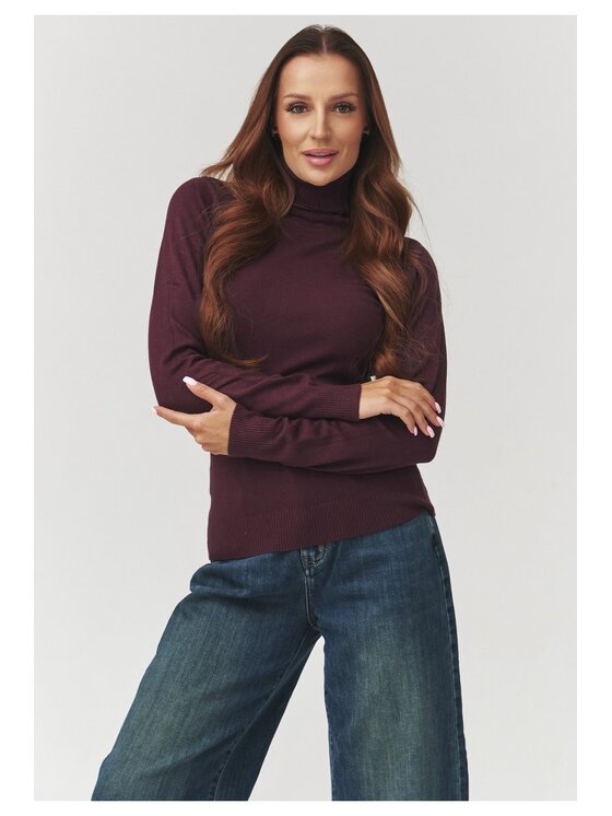 Makadamia Makadamia Golf C11 Bordowy Tailored Fit