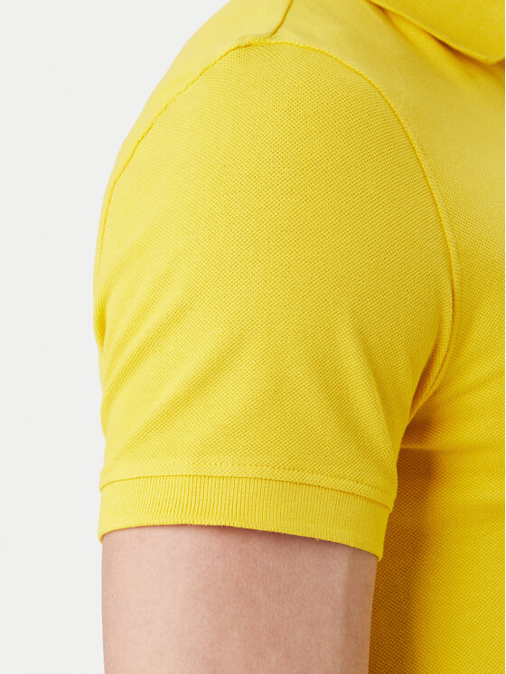 Tommy Hilfiger Tommy Hilfiger Polo majica 1985 MW0MW17771 Rumena Slim Fit