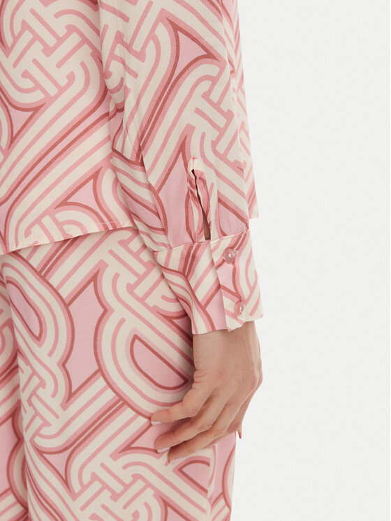Silvian Heach Silvian Heach Camicia GPP25363BL Rosa Regular Fit