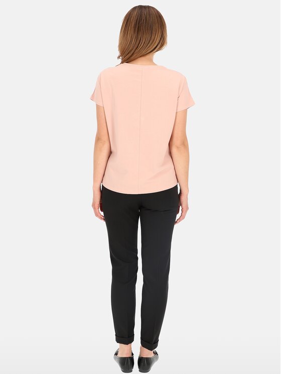 Perso Perso T-Shirt TCE246000F Růžová Regular Fit