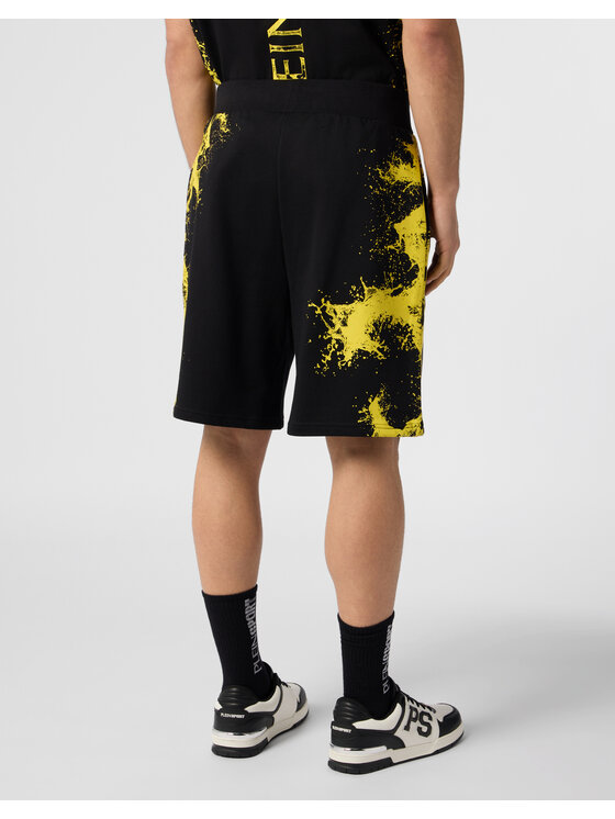 Plein Sport Plein Sport Szorty sportowe 28337 Czarny Jogger Fit