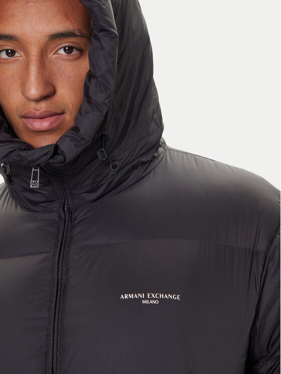 Armani Exchange Armani Exchange Vatovaná bunda XM001115 AF16589 UC001 Čierna Regular Fit