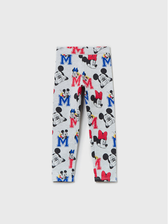 OVS Legingi MICKEY & FRIENDS 1614975 Pelēks Slim Fit