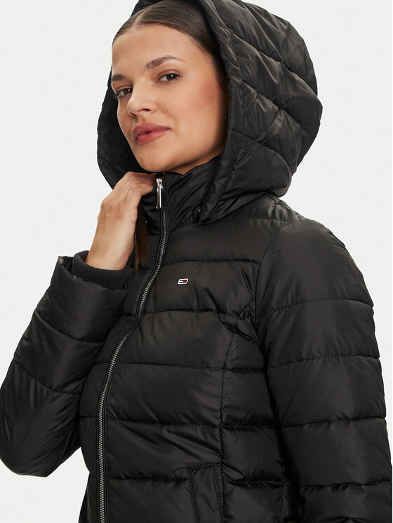 Tommy Jeans Tommy Jeans Winterjacke Basic DW0DW18311 Schwarz Slim Fit