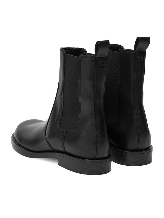 GINO ROSSI Gino Rossi Μποτάκια με λάστιχο C-MASSI-25650 Μαύρο