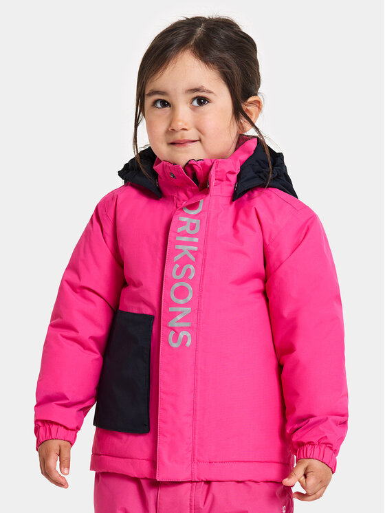 Didriksons Ziemas jaka Rio Kids Jkt 2 504971 Rozā