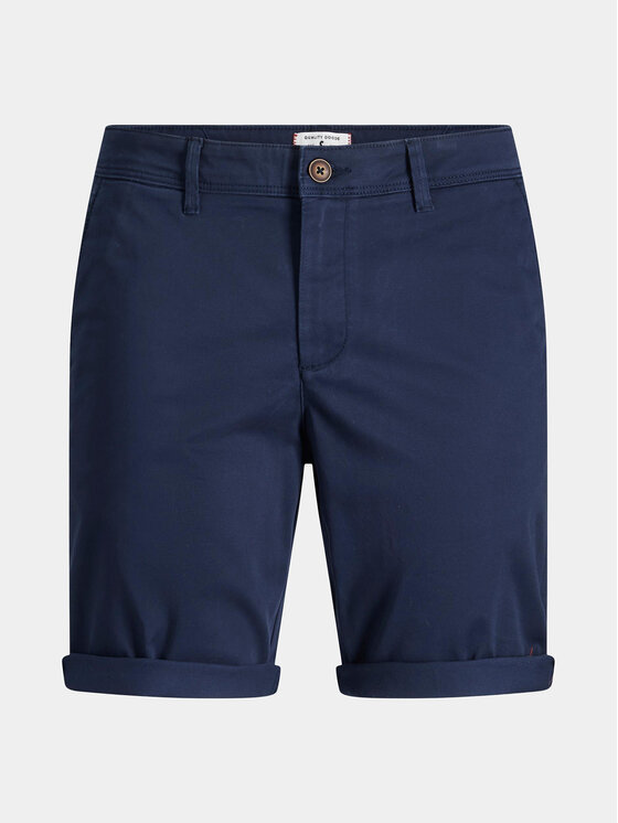Jack & Jones Jack & Jones Pantalon scurți din material Bowie 12165604 Bleumarin Regular Fit