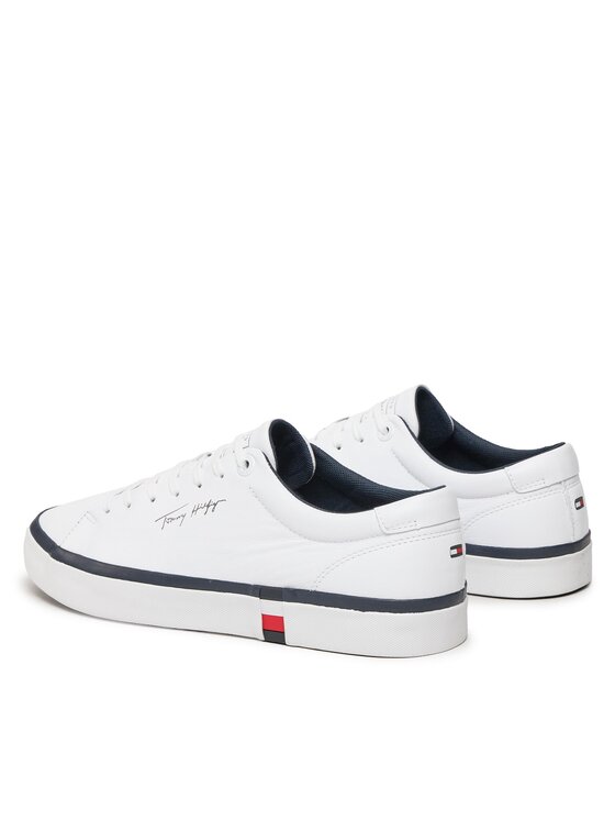Tommy Hilfiger Tommy Hilfiger Sneakers Modern Vulc Corporate Leather FM0FM04922 Bianco
